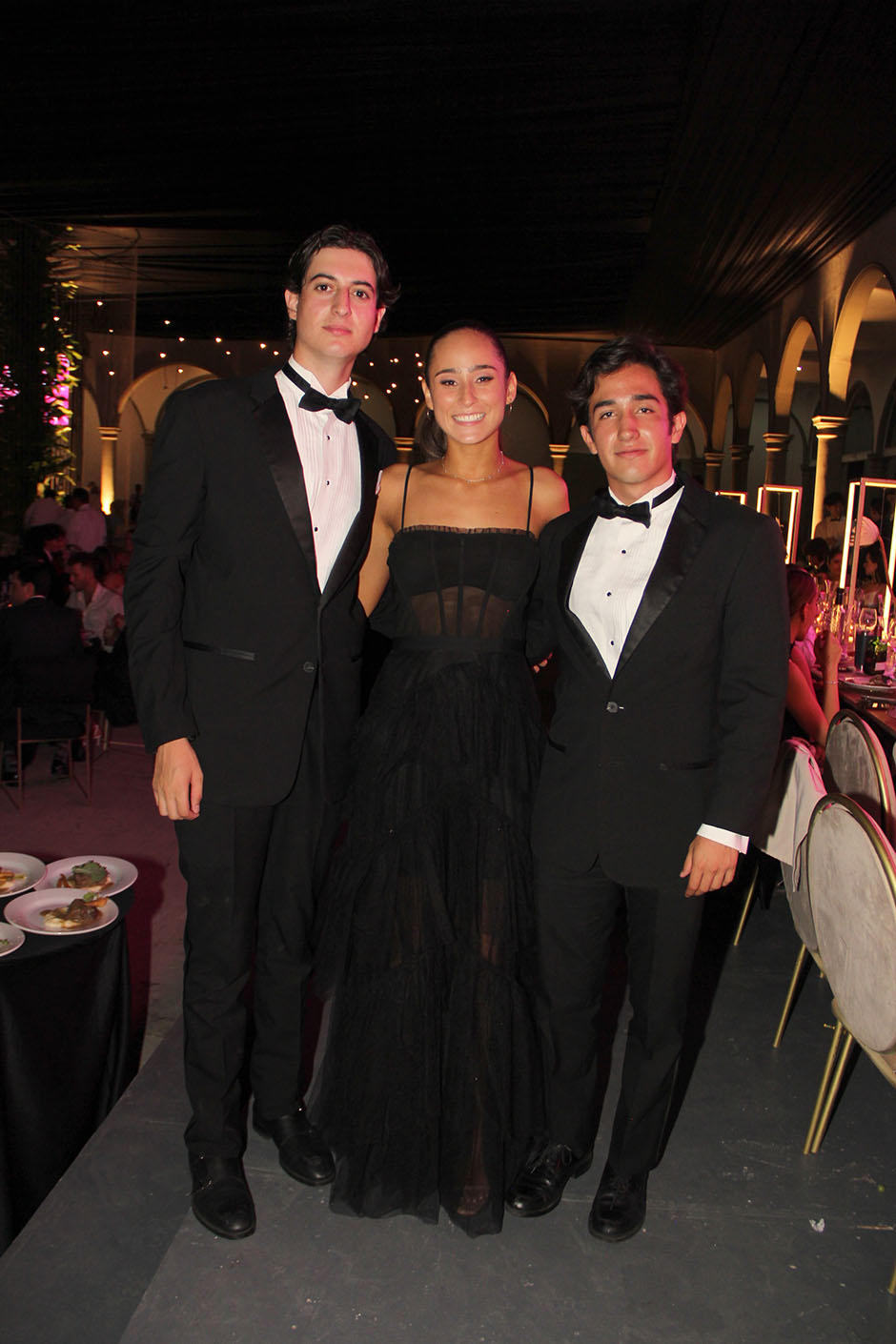 Juan Carlos Vázquez, Alexia Luna y Juan Pablo Durán.