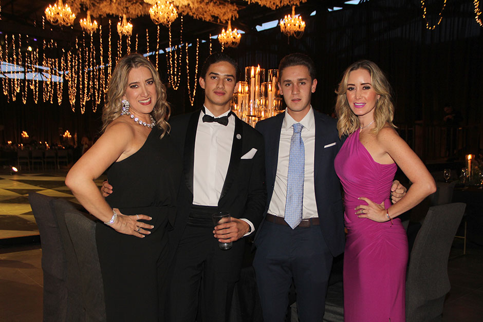 Linda Gamboa, Polo Castro, Francisco Gómez y Marimar Álvarez