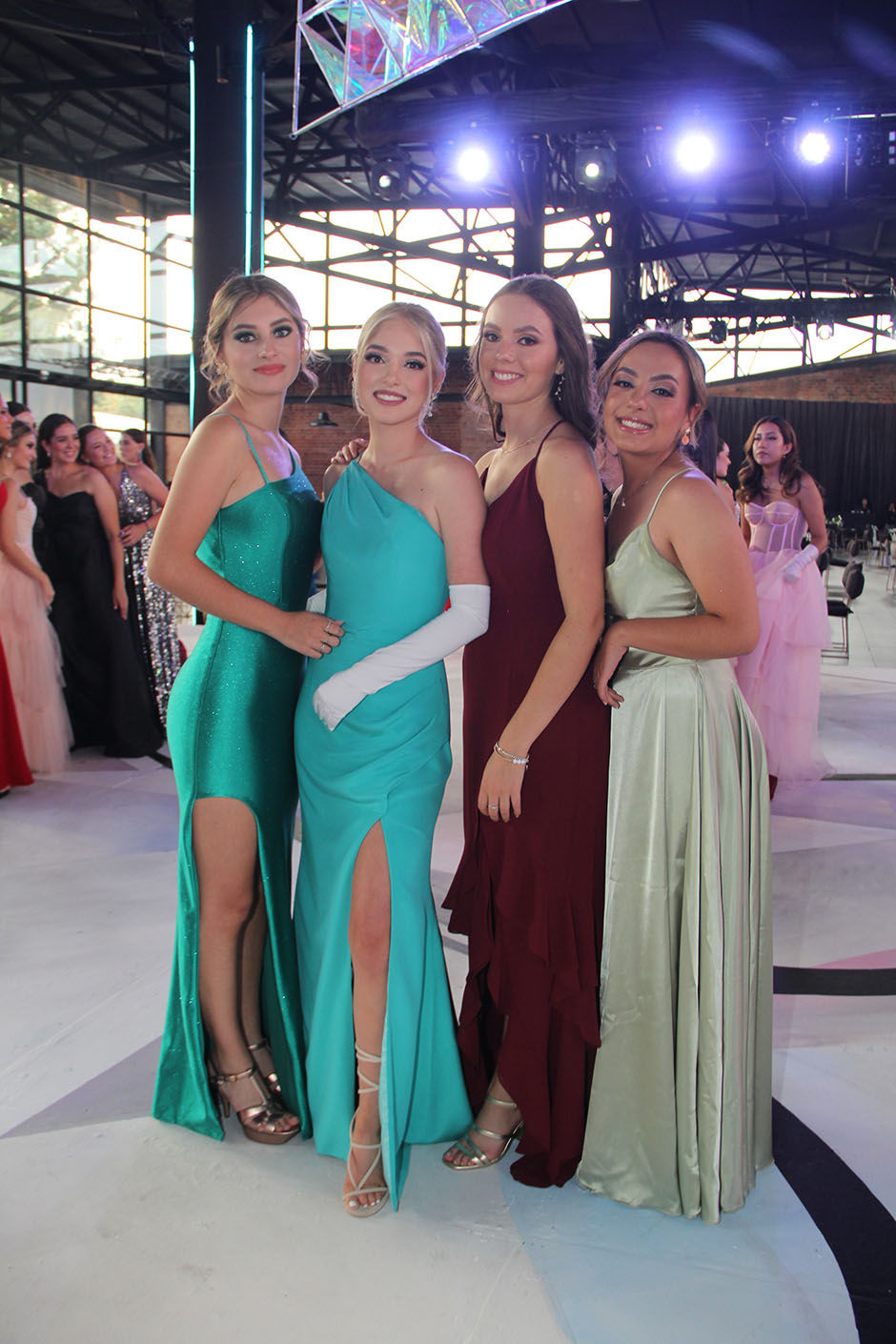 Valentina Casillas, Karen Serratos, Alejandra Ramos y Paulina Chávez.