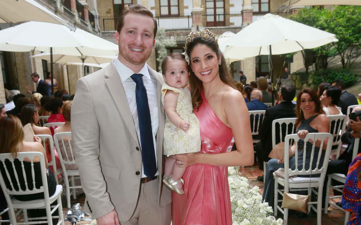 Tomás Poblete, Eugenia Saide y Mila Poblete
