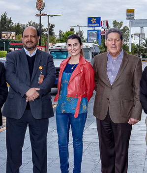 Erick Ojeda, Miguel Merino, María Madrid, Ricardo Valverde y Serafín Olivares