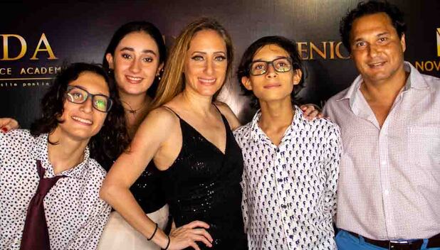 Sergio Lomas, Leslie Abella, Leslie Pantin, Beto Lomas y Sergio Lomas / Fotos: Dennis Hernández