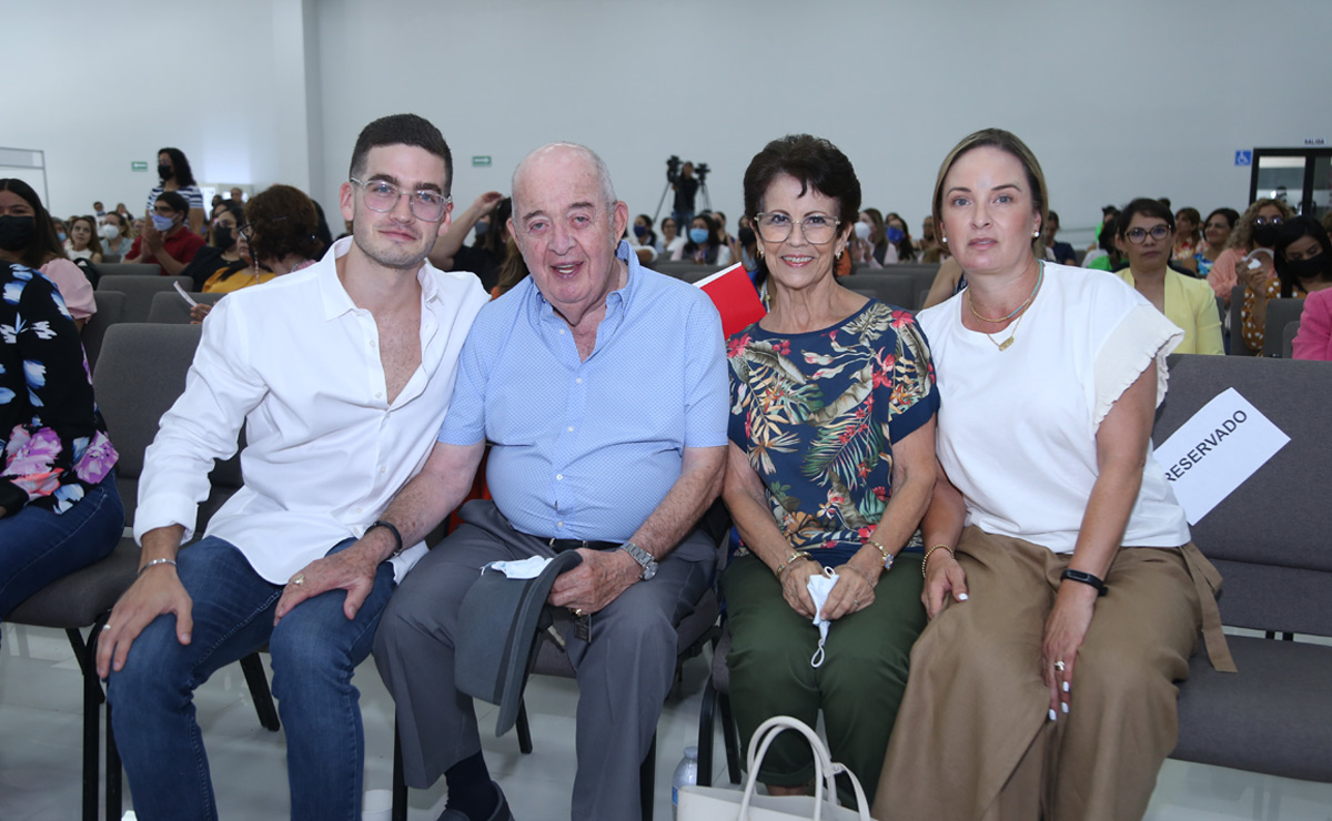 Rorro, Joaquín, Olga y Adriana