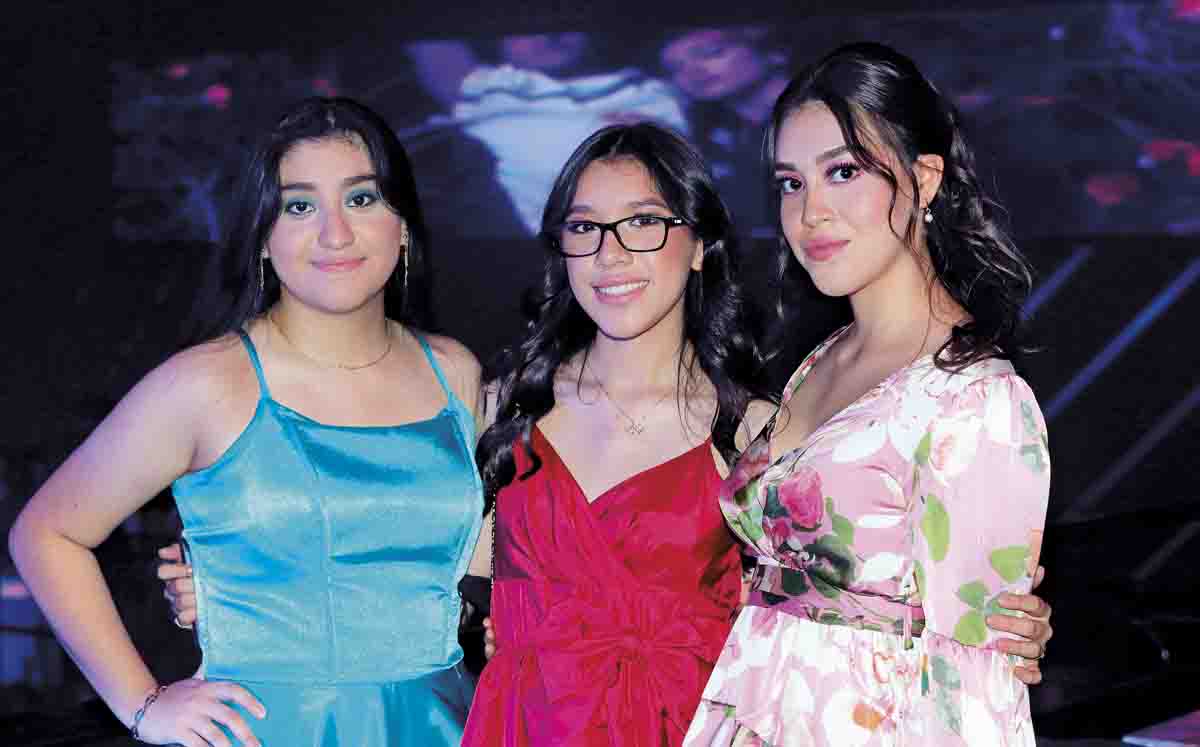 Romina Calderón, Paulina Martínez y Dana Guzmán / Fotos: Dennis Hernández