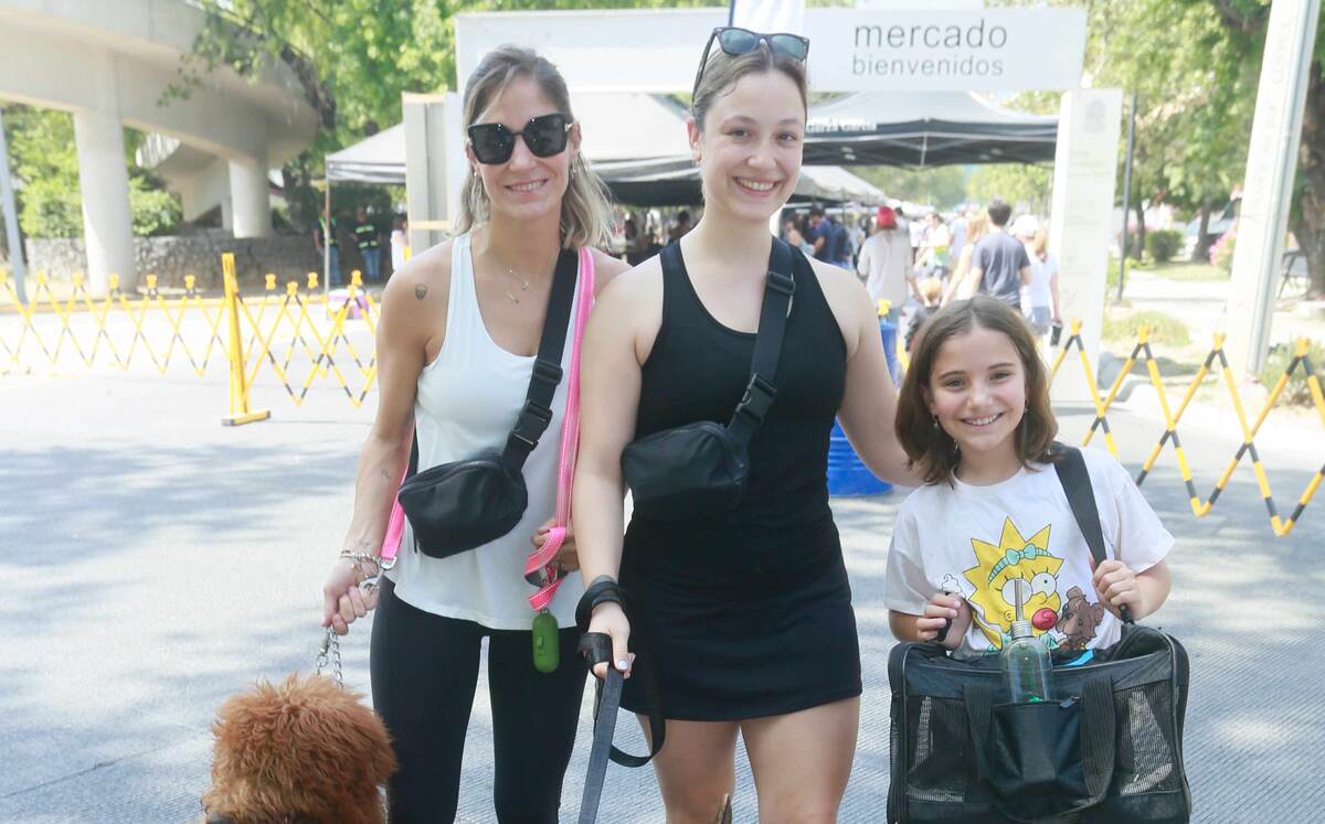 Paula López, Adriana Cataño y Maqui Mantecón