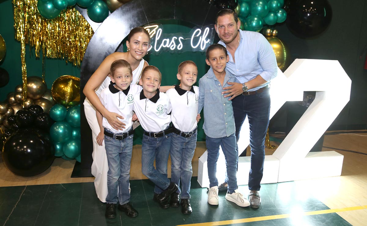 Estefanía, Sebastián, Santiago, Mauricio, Mario y Mario