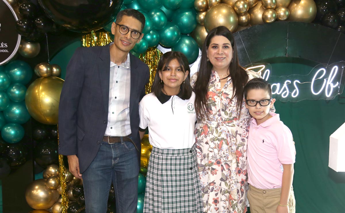 Hugo, Miranda, Diana y Mateo