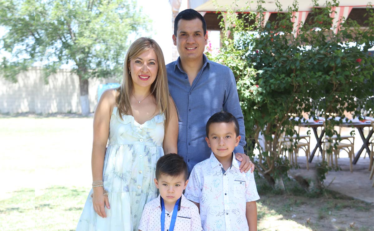 Vania, Fernando, Santiago y Rodrigo