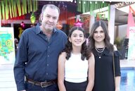 Miguel, Jéssica y Alejandra