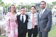 Monse, Santiago, Diego y Carlos