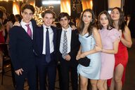Santiago, Rodrigo, Jorge, Regina, Roberta y Marlene