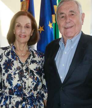 Graciela Ponce y Eugenio Clariond. Fotos: Omar Valdez