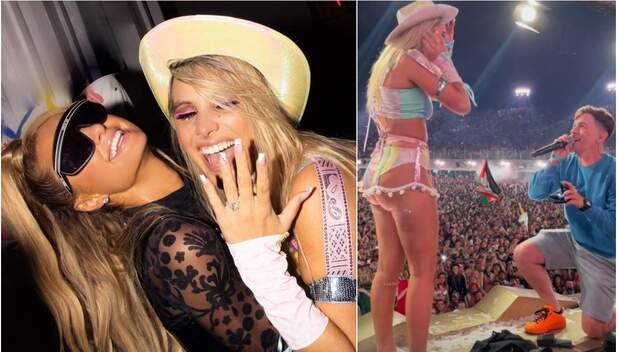 Lele Pons se compromete con Guaynaa en mini short  (Foto: Instagram)