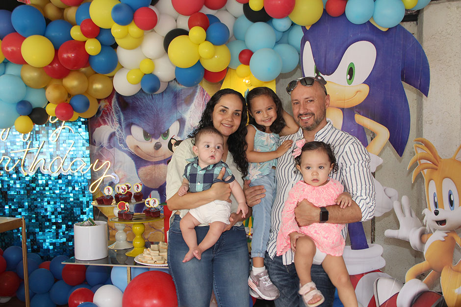 Andrea García, Mía Híjar, David Híjar y Andrea Híjar