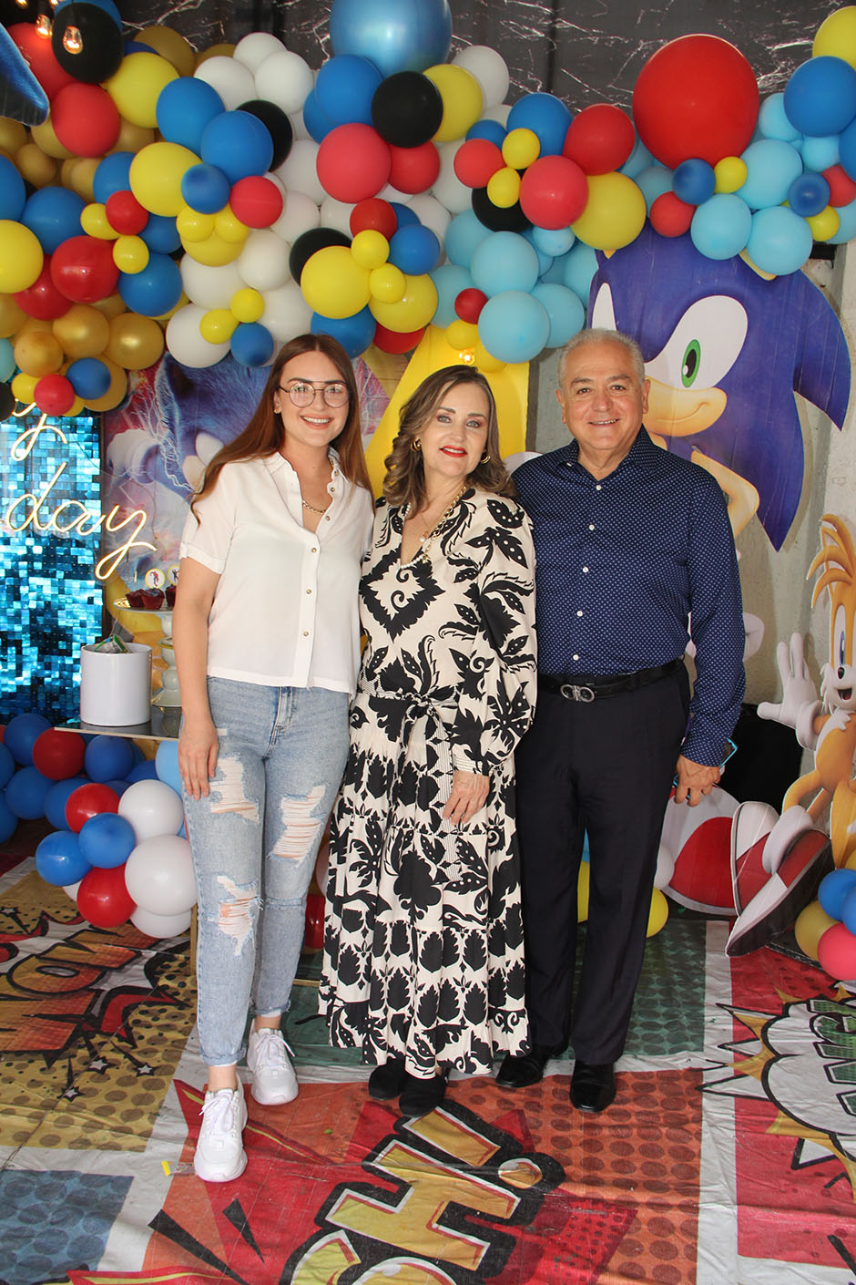 Denisse Vergara, Claudia Heineke y Eduardo Vergara