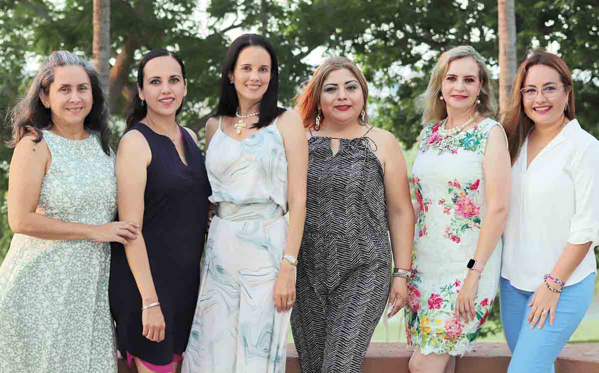 Aída Ramiro, Delia López, Rocío González, Verónica de Guzmán, Lizzett Acuña y Edna Olalde / Foto: Dennis Hernández