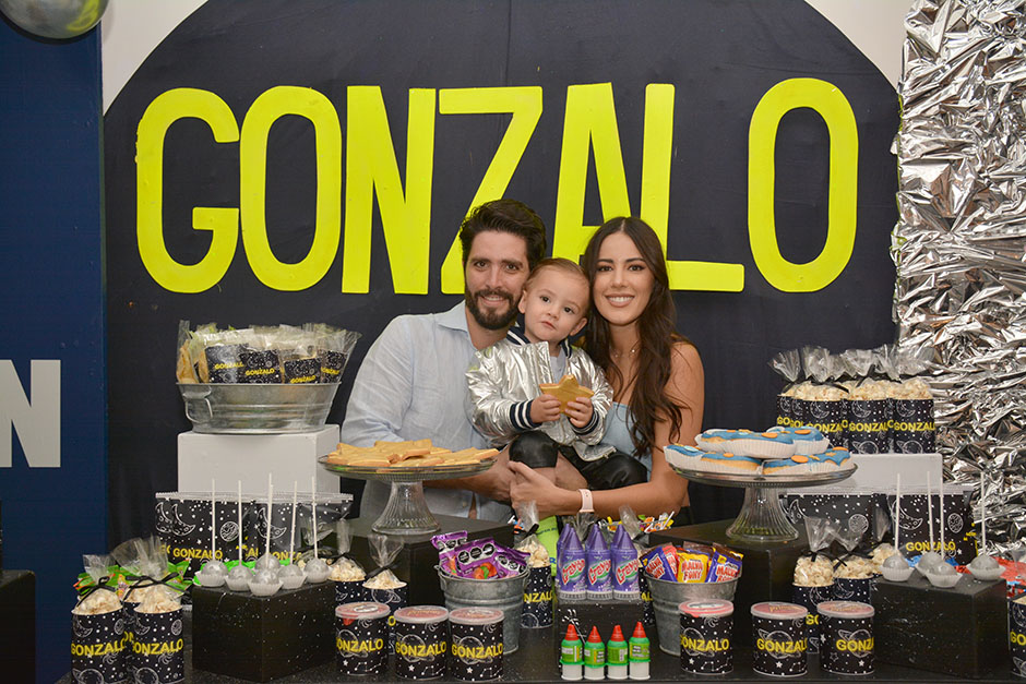 Gonzalo Leaño, Gonzalo Leaño Olson y Sofía Olson