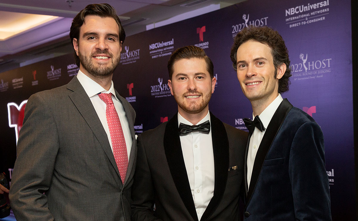 Rodrigo Castelazo, Diego Aviles y Rafa Picard