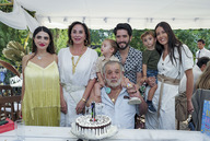 Fer Leaño, Patricia Aceves, Gonzalo Leaño Olson, Gonzalo Leaño Reyes, Gonzalo Leaño Aceves, Alef Leaño y Sofía Olson