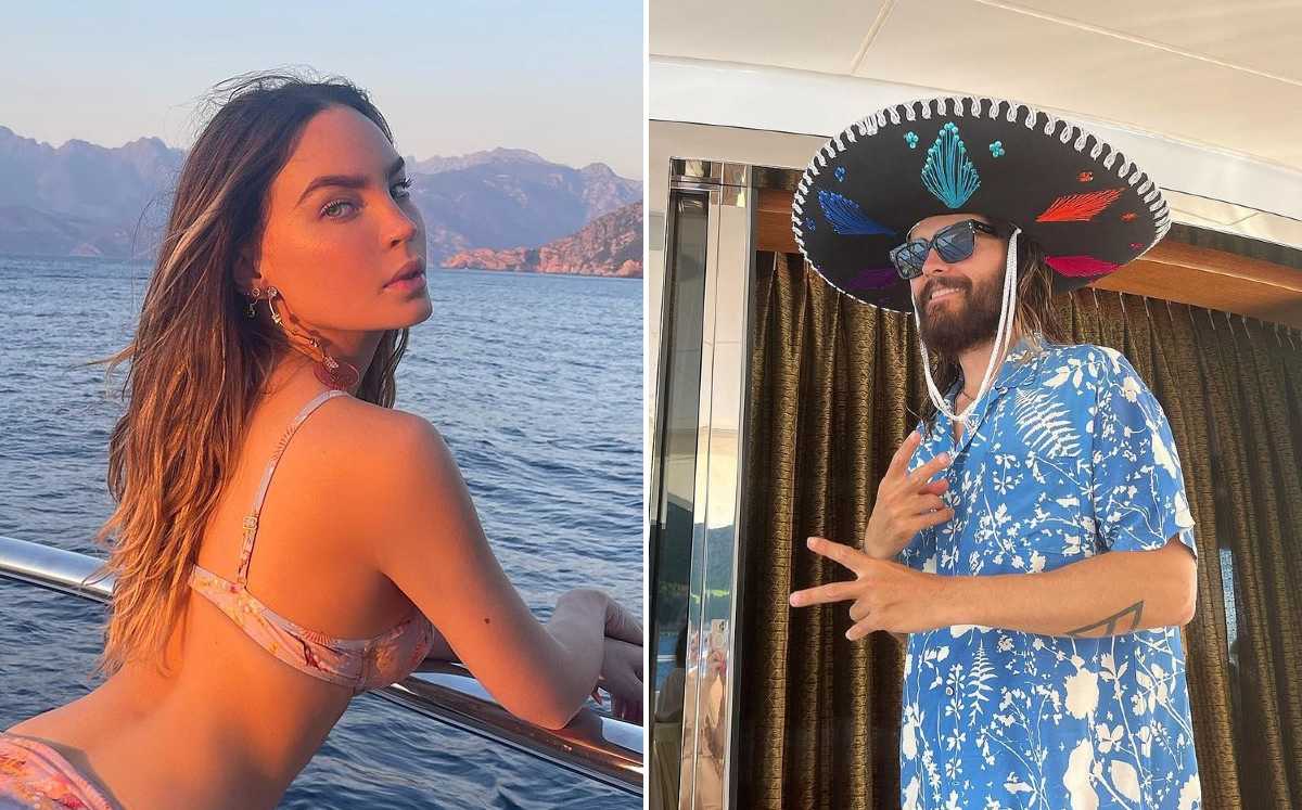 Jared Leto es captado con modelo de Victorias Secret tras vacaciones con Belinda.