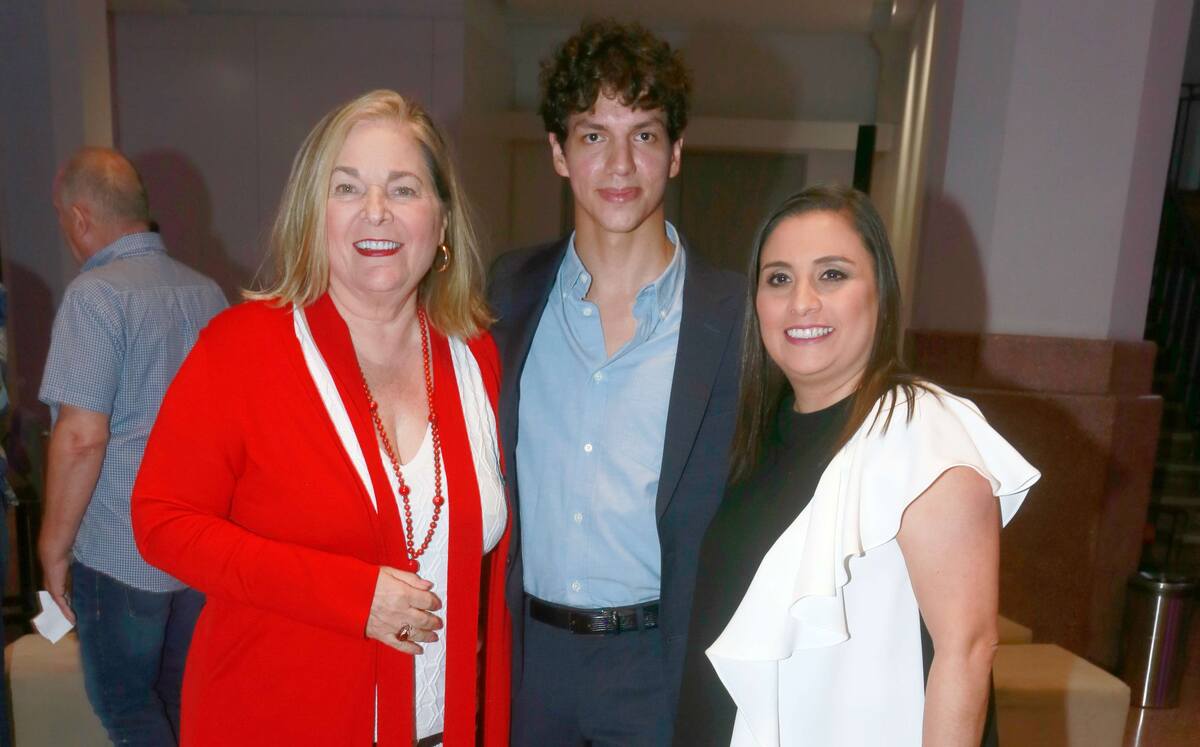 Liliana Melo de Sada, Isaac Hernández y Melissa Segura. Fotos: Omar Valdez