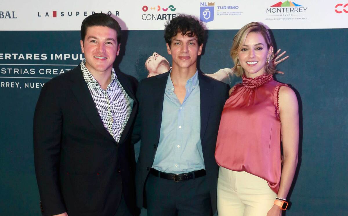 Samuel García, Isaac Hernández y Mariana Rodríguez