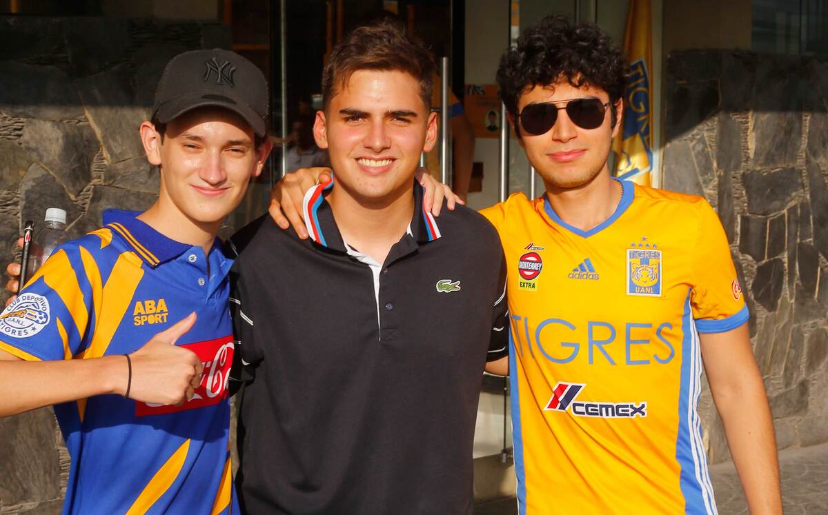 Uziel Puente, Pedro Haro y Rodolfo Lugo