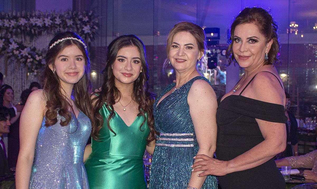 Natalia Pérez, Carolina Pérez, Raquel Carmona y Mariana Islas