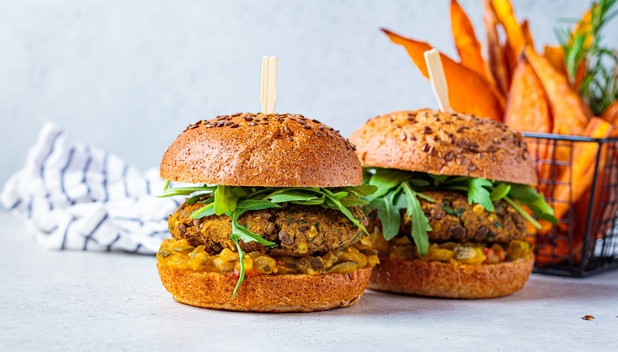 Hamburguesa de lentejas: Receta vegana (Foto: Instagram)