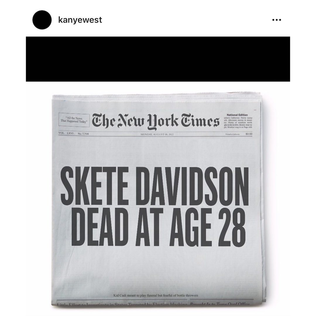 KANYE WEST ATACA A PETE DAVIDSON