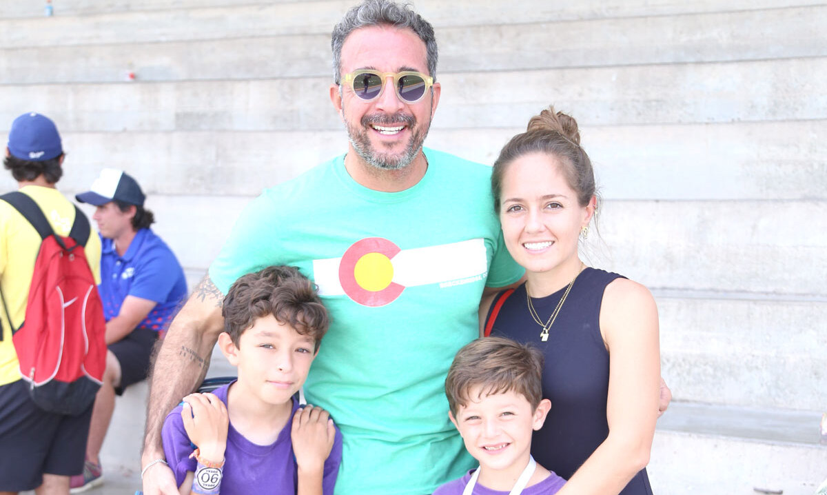 Rodrigo, Luisa, Valentino y Max