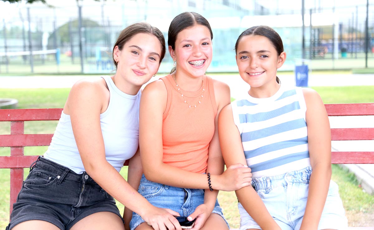 Maite, Renata y Mariana