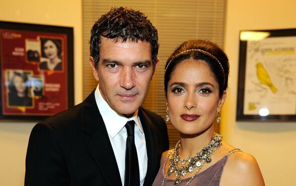 Antonio Banderas y Salma Hayek: Su platónica relación (Foto: Getty Images)
