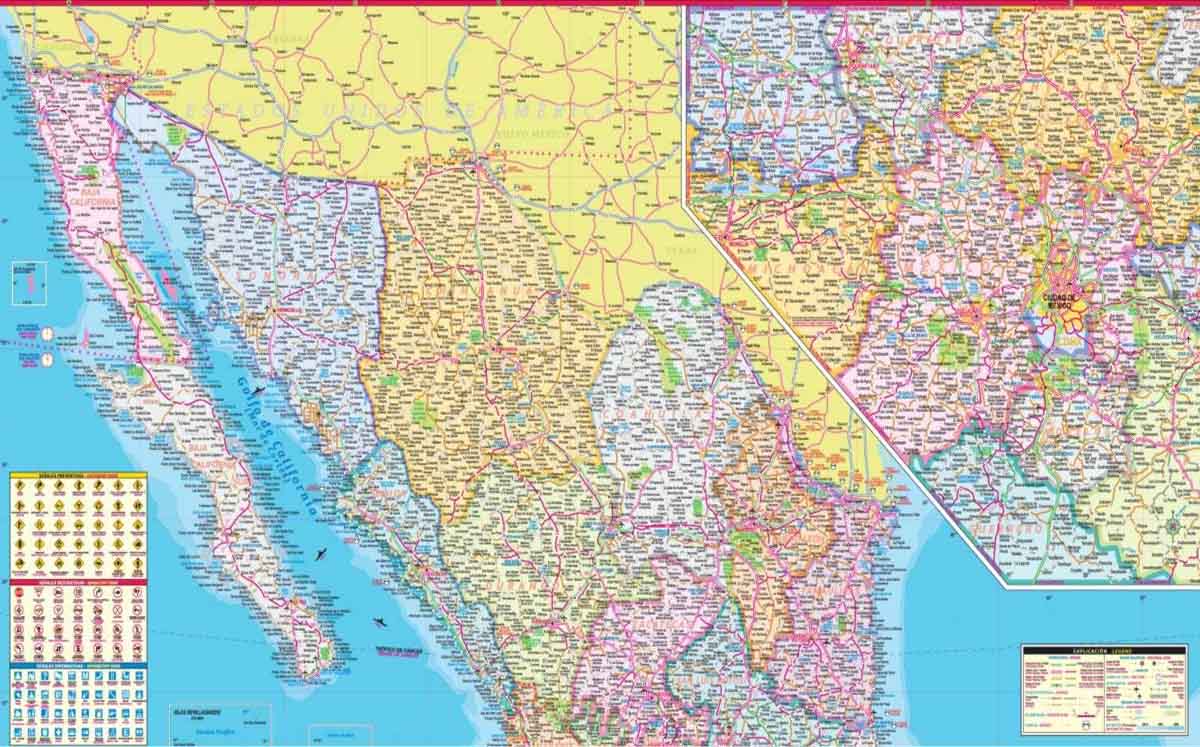 mapas carreteros antiguos