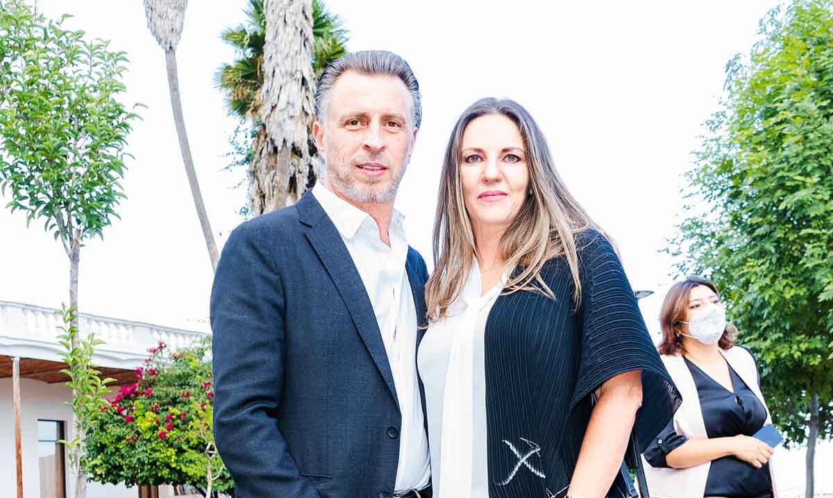 Rachid Taja y Ximena Sánchez