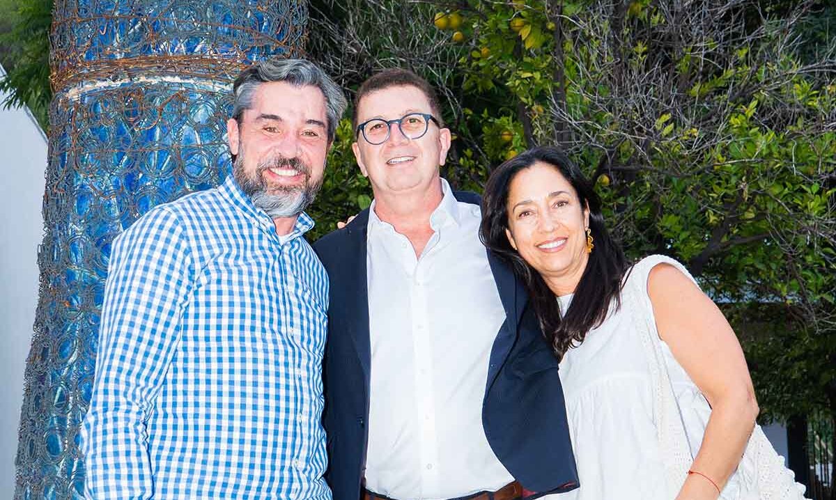 Jaime Bernat, Gustavo Tanús y Natalia Regordoza