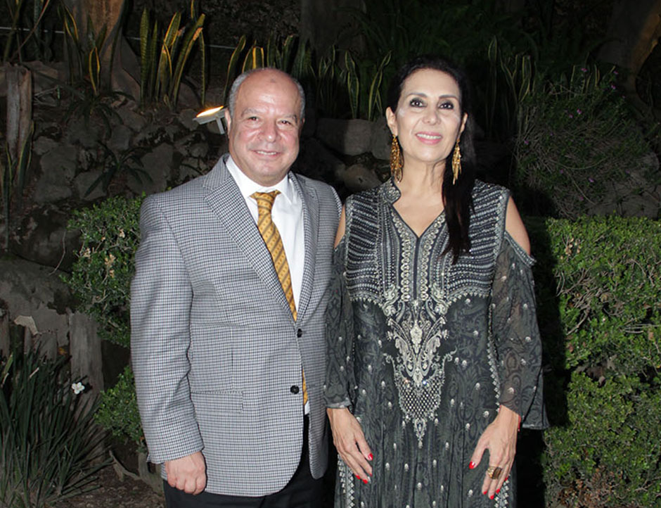 Abdelfattah Lebbar y Geraldina Herrera Vega