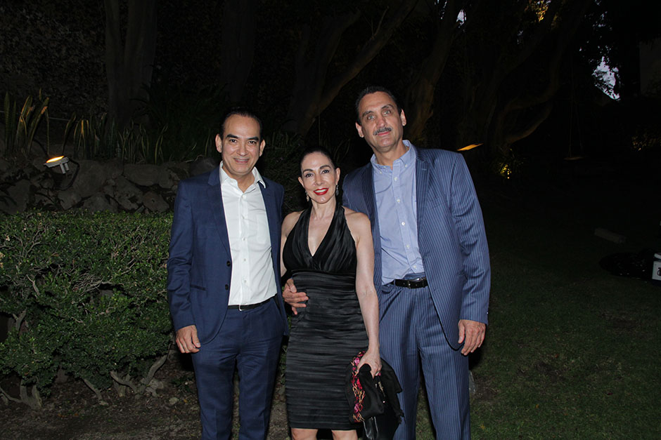 Abraham Dávila, María Teresa Guerrero y Lázaro Cárdenas Camarena