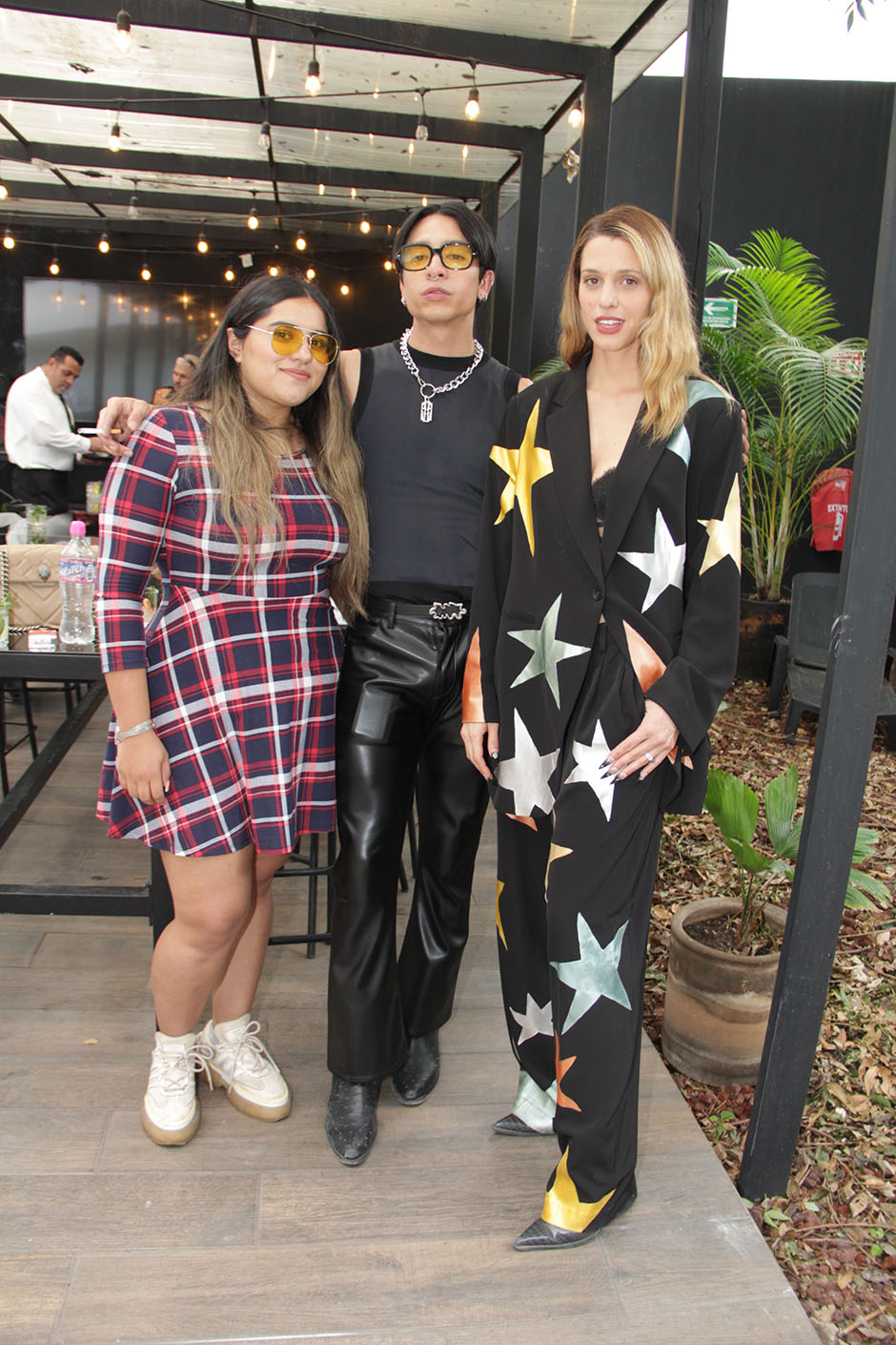 Athziri Barajas, Robbie Martínez y Daniela Fridman