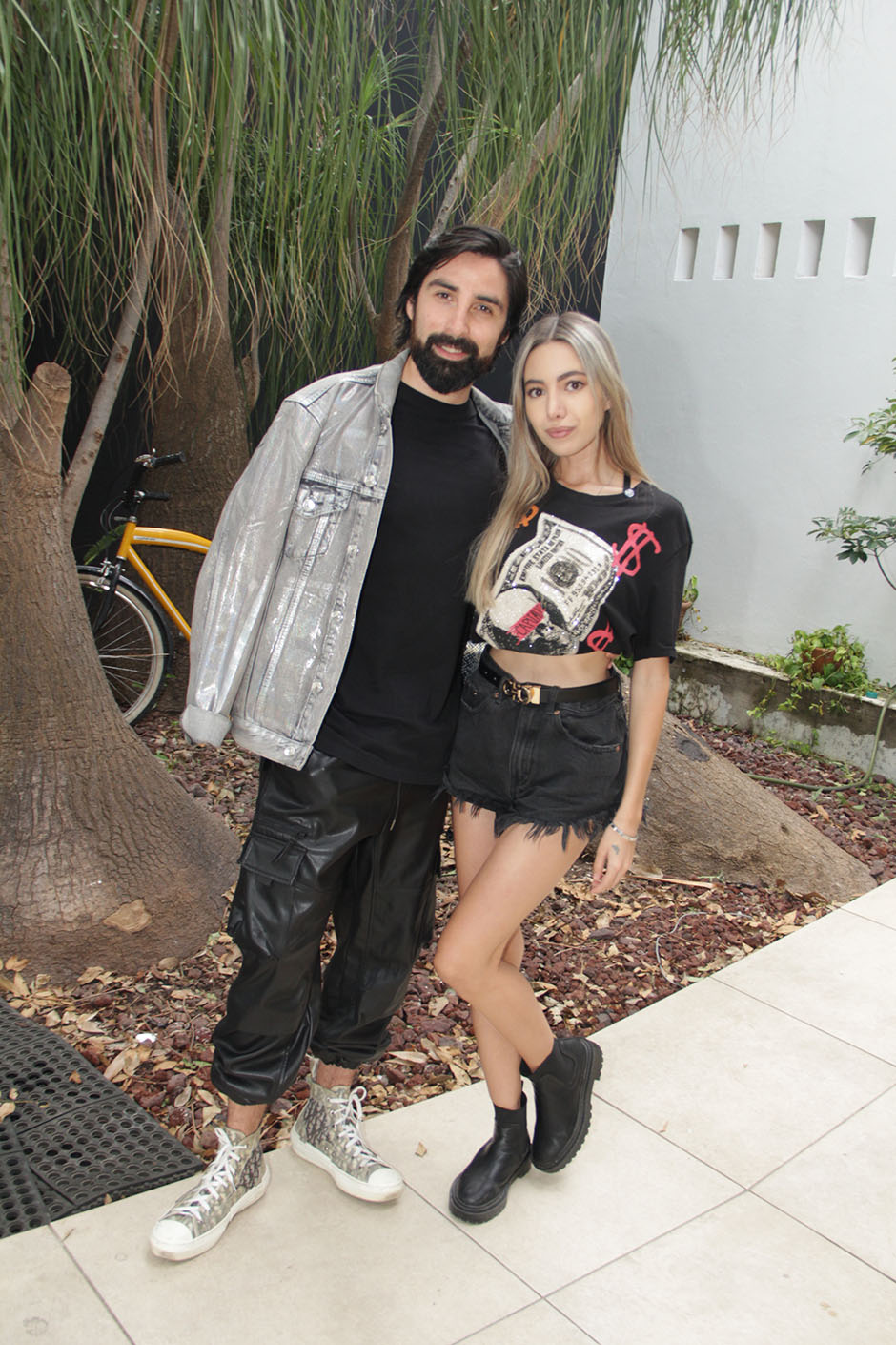 David Alfaro y Jessica Mejia.