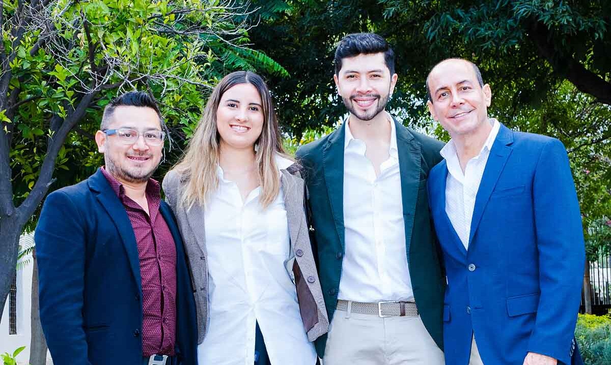 David Aguilar, Sofía Taja, Marco Blancas y Venancio Ruiz