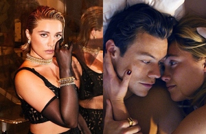 Florence Pugh explota en entrevista sobre sus escenas íntimas con Harry Styles