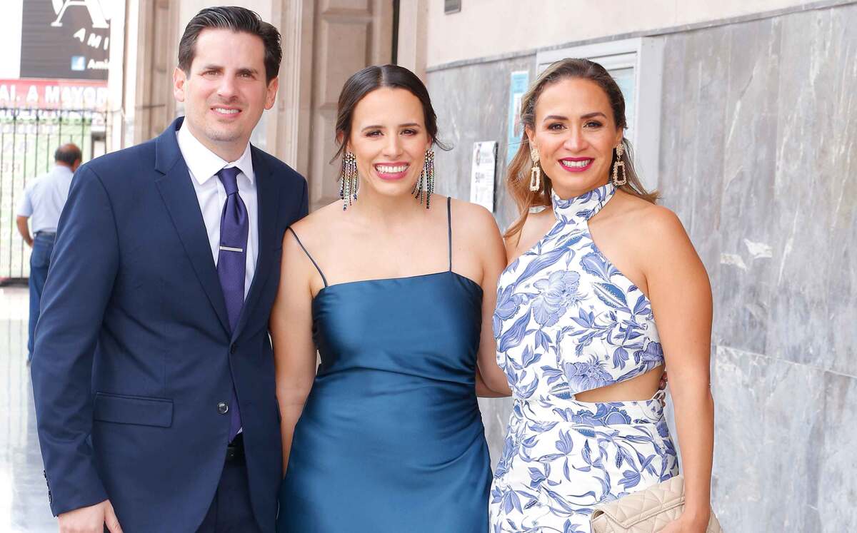 Javier Huesca, María José Rodríguez y Lucía Rodríguez
