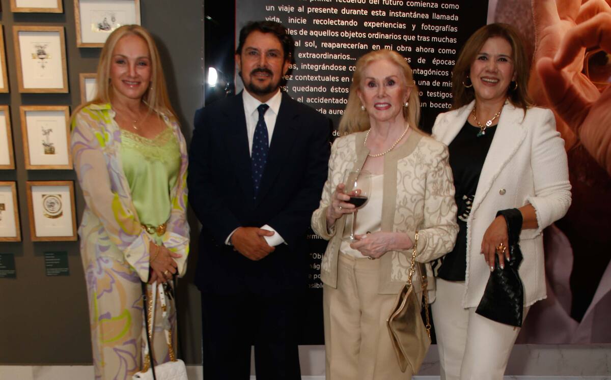 Thelma Garza, Jorge Gama, Lucila Araico y Gabriela Garza