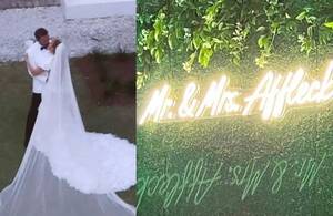 Jennifer Lopez y Ben Affleck: Así fue su segunda boda.