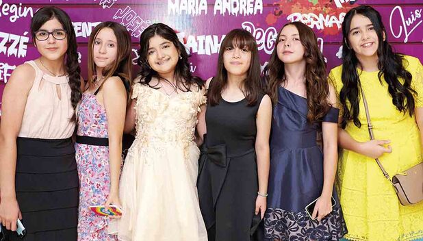 Karla Moreno, Majo González, Marifer López, Dany Hernández, Alejandra González y Lorena Legorreta / Foto: Pildorín