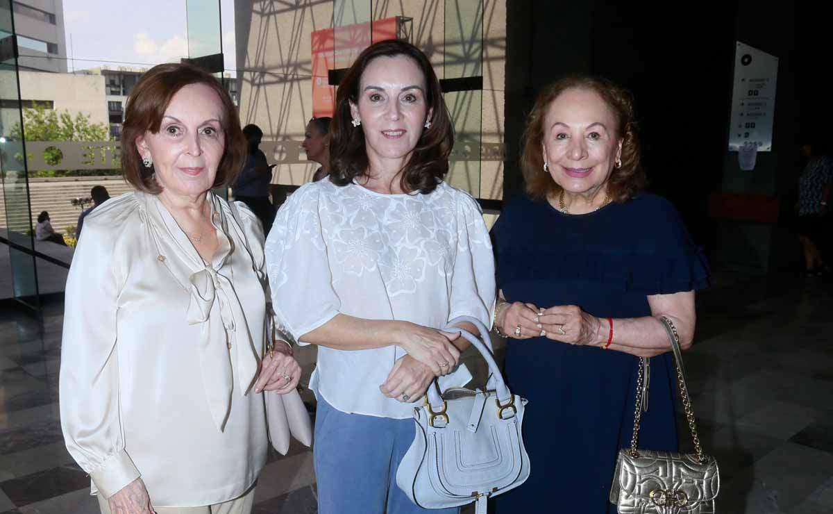 Lupita Marino, Maty Marino y Aurora Cantú de Cagnasso / Fotos: Omar Valdez