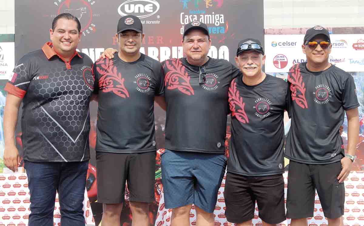 Erick Rodríguez, Sergio Meraz, Julio Flores, Miguel Ortiz y Emmanuel Vazquez / Fotos: Dennis Hernández