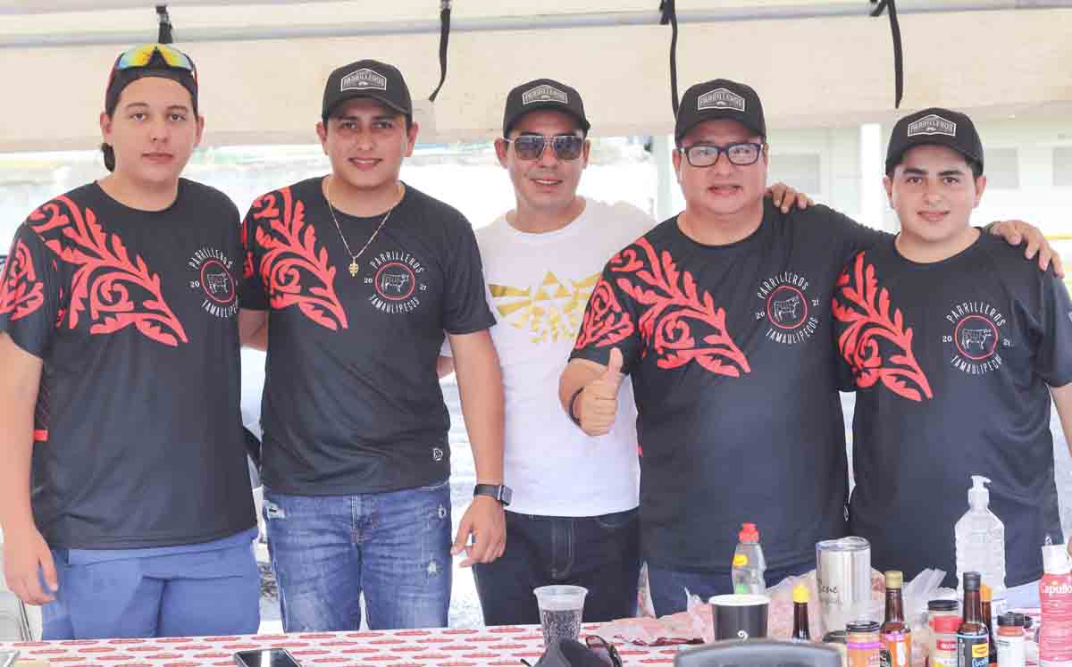 Miguel Meraz, Leonel Meraz, Rolando Rodríguez, Leonel Meraz y Jesús Meraz / Fotos: Dennis Hernández