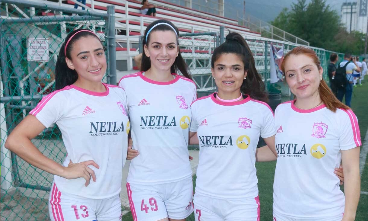 Karla Pérez, Jessica Suaste, Samantha Vaquerizo y Abigail Herrera